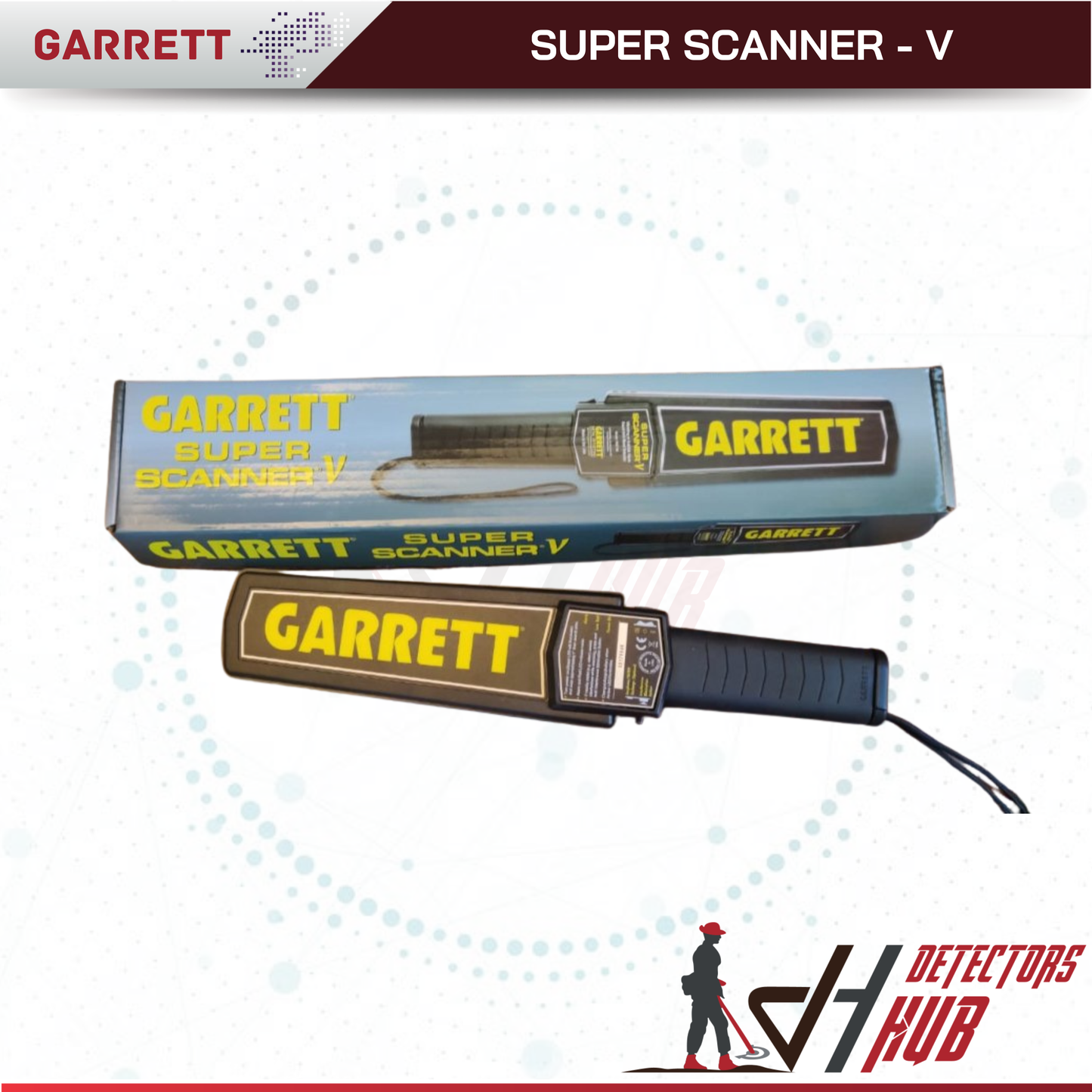 GARRETT Super Scanner V Security Hand-Held Metal Detector