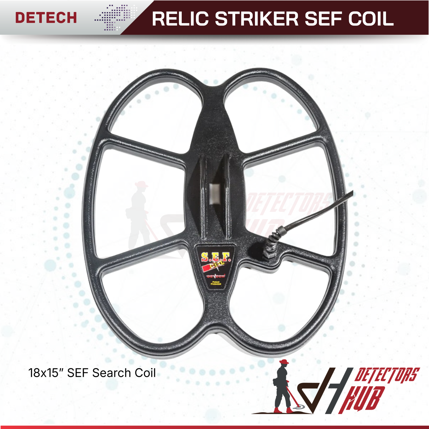 DETECH Relic Striker Deep Metal Detector (4.8 kHz, SEF & Ultimate Coils)