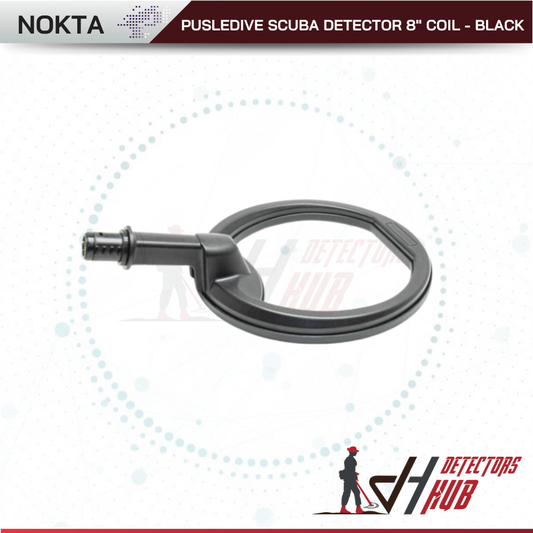 Nokta Makro Replaceable Coil For PusleDive Scuba Detector 8" Coil- Black