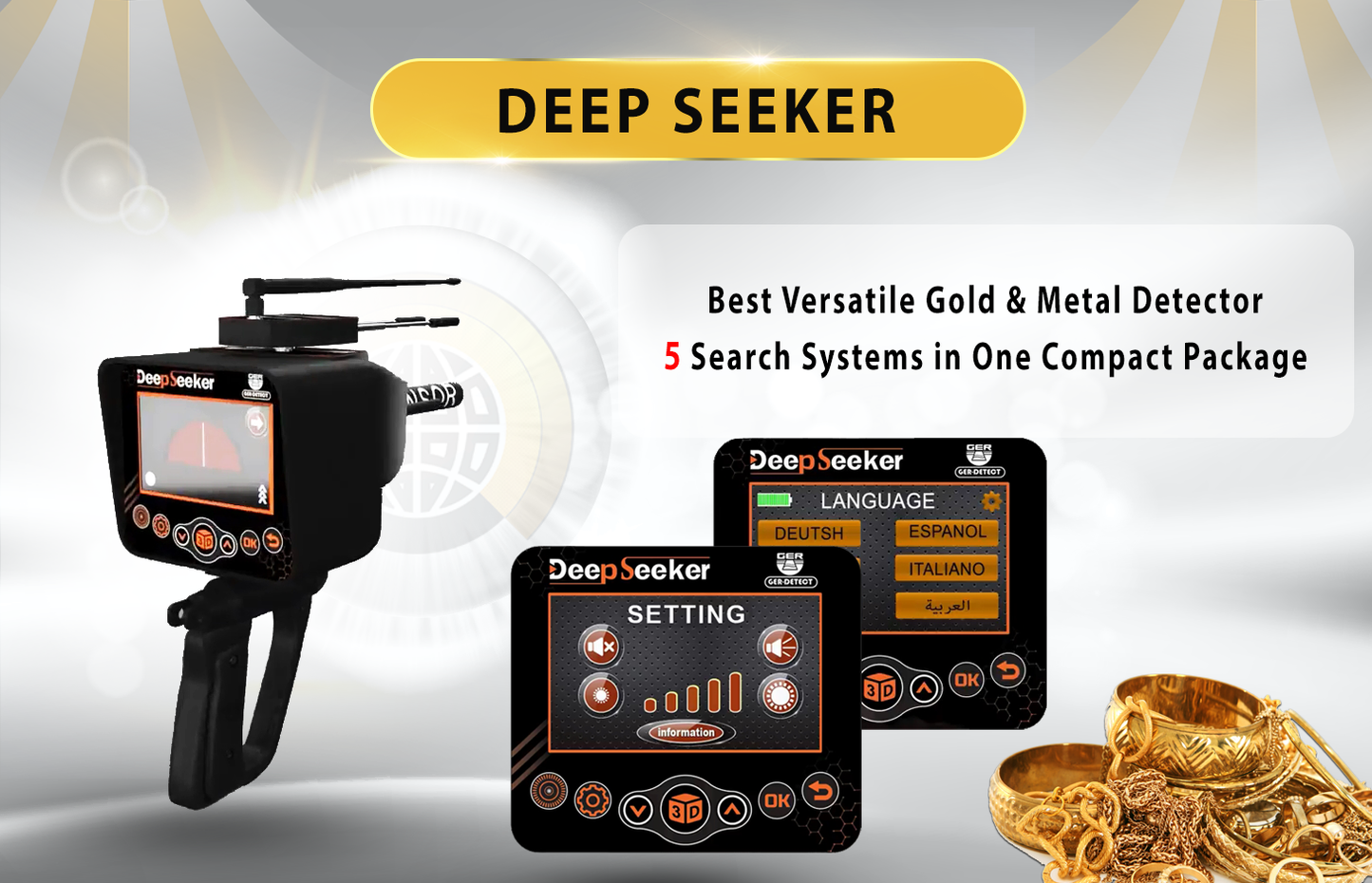 GER Detect Deep Seeker Device