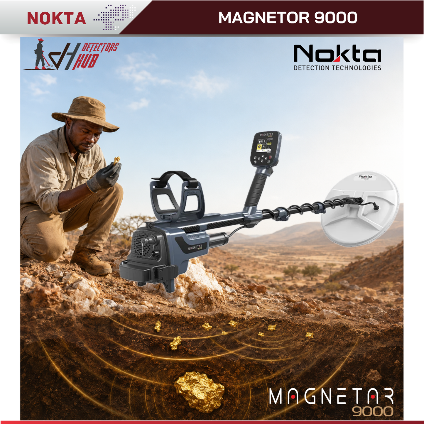 Nokta Magnetar 9000 gold detector Dubai UAE