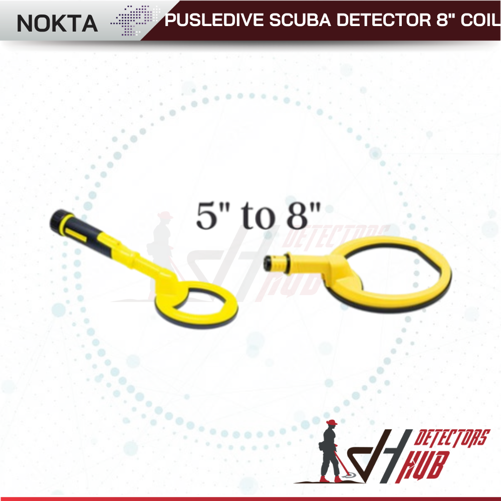 Nokta Makro Replaceable Coil For PusleDive Scuba Detector 8" Coil- Yellow