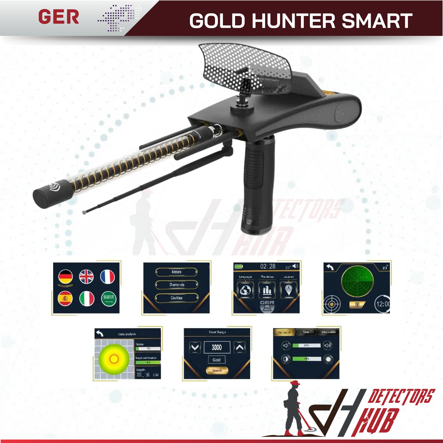 GER DETECT Gold Hunter SMART
