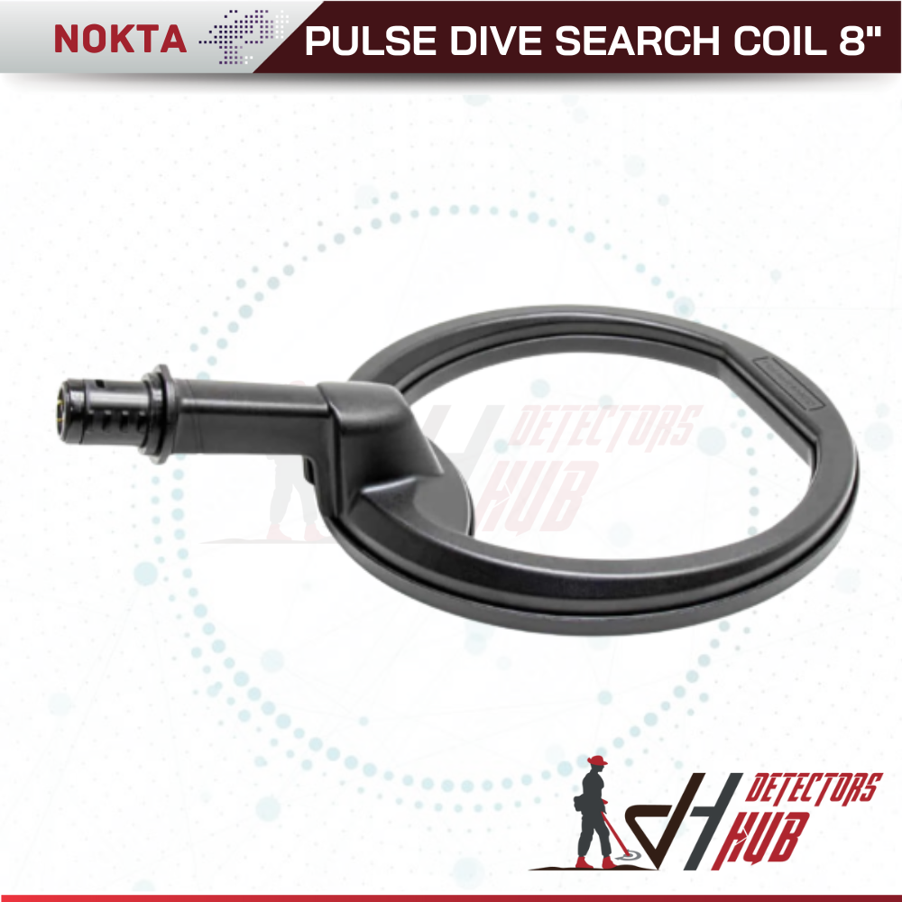 Nokta Makro Replaceable Coil For PusleDive Scuba Detector 8" Coil- Black