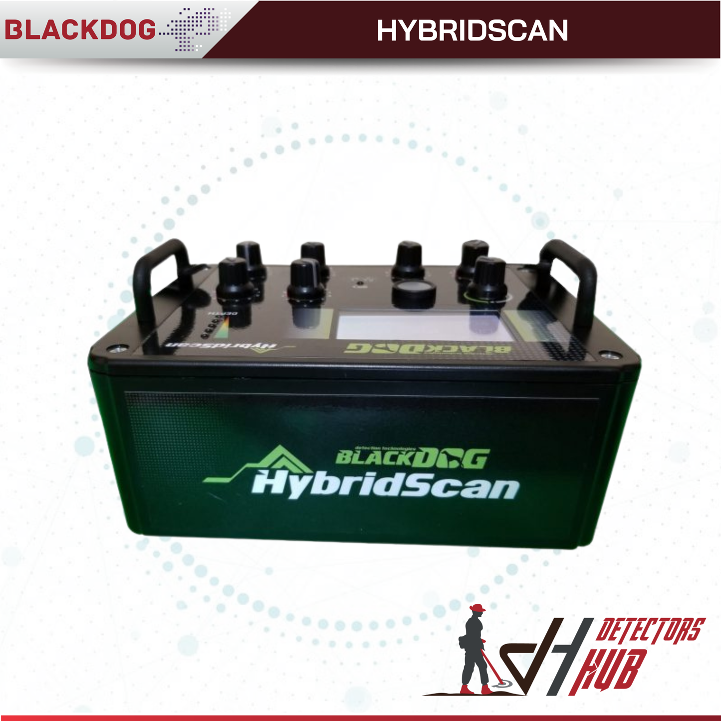 BLACKDOG HybridScan Deep Metal Detector