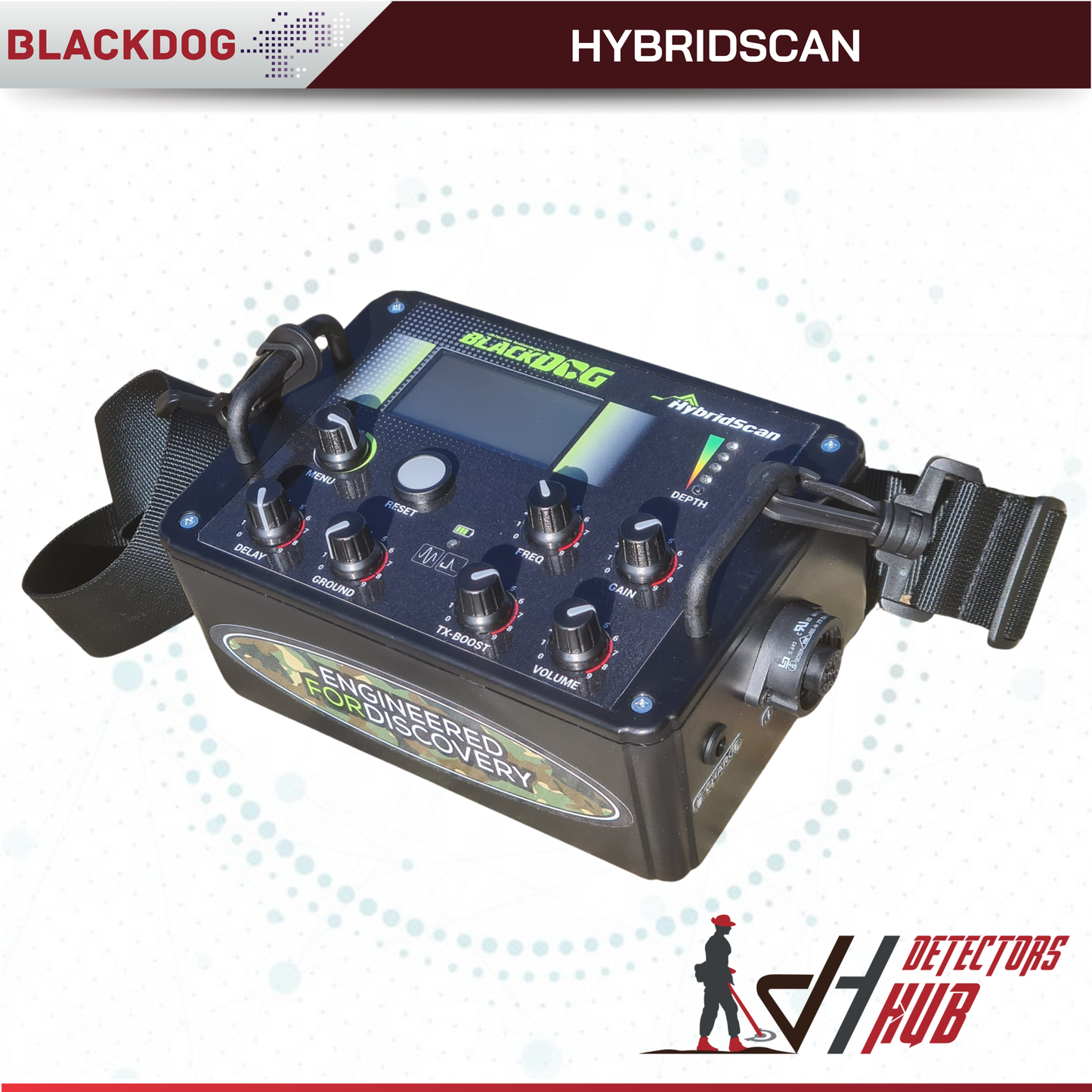 BLACKDOG HybridScan Deep Metal Detector