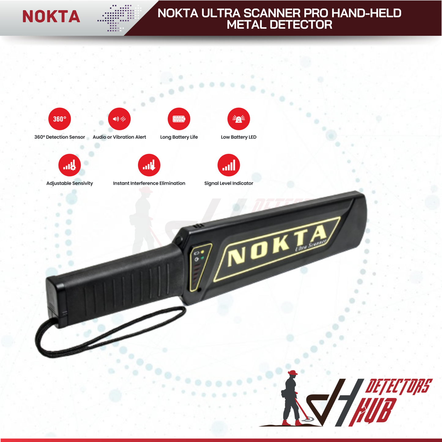 NOKTA Ultra Scanner Pro Hand-Held Metal Detector