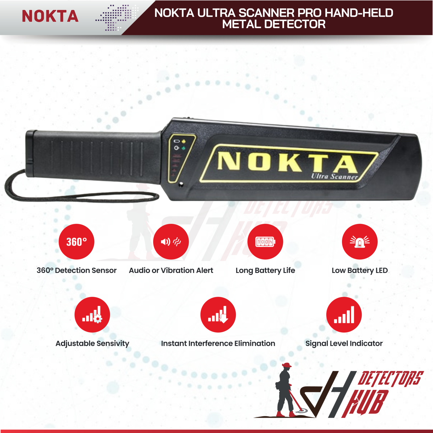 NOKTA Ultra Scanner Pro Hand-Held Metal Detector
