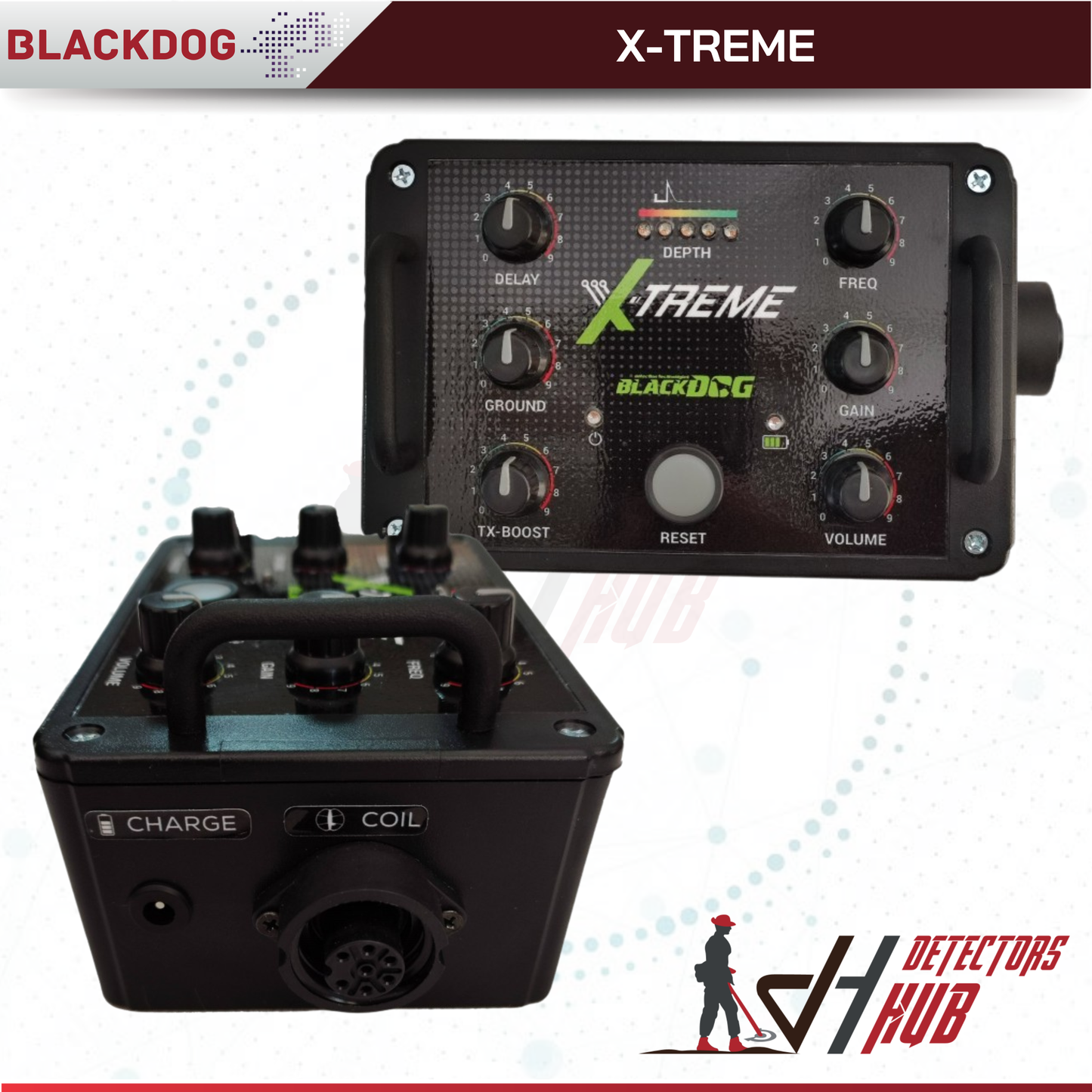 BLACKDOG X-TREME Deep Metal Detector